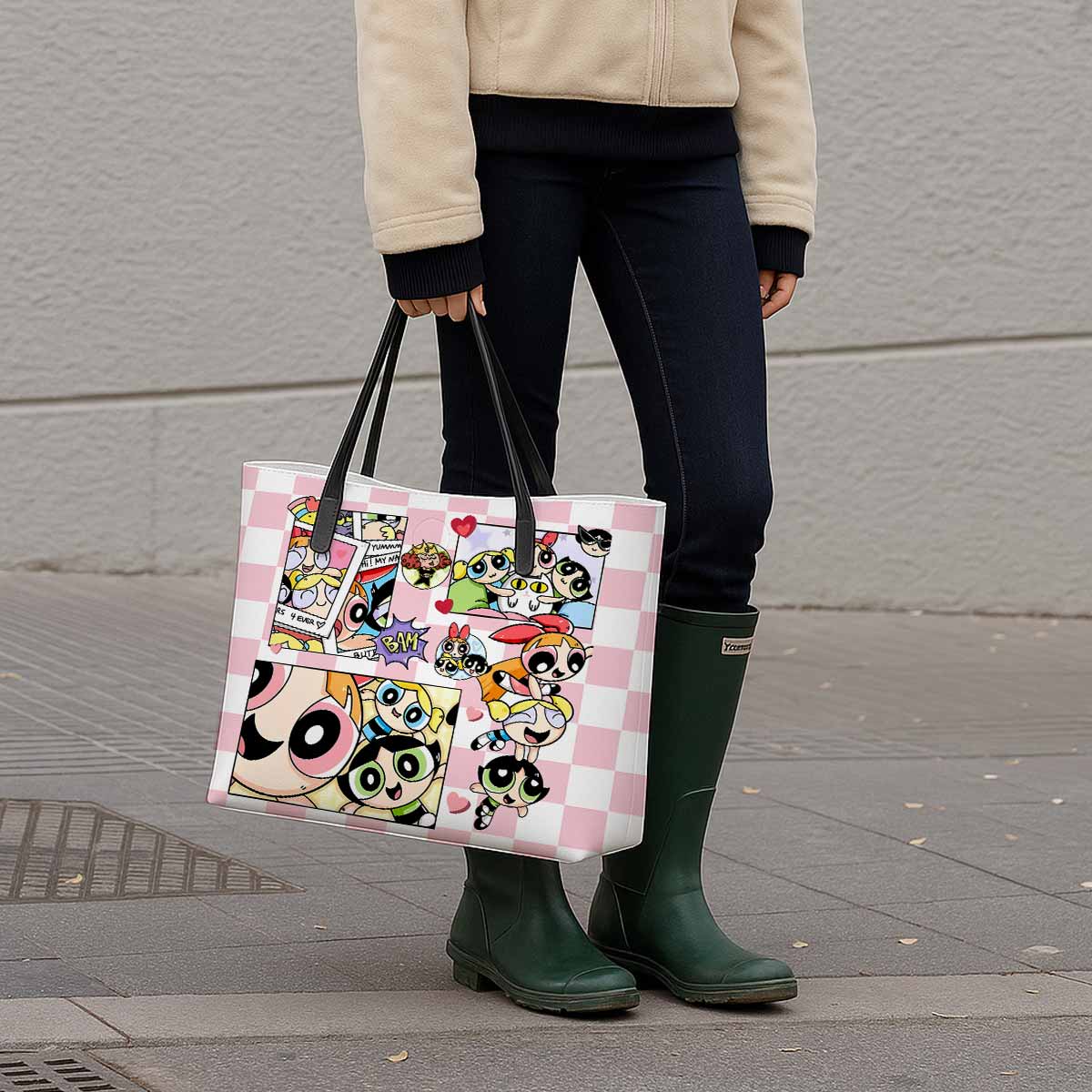 The Powerpuff Girls Hand Bag and Mini Purse Set
