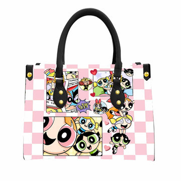 The Powerpuff Girls Women Tote Bag with Black Handles